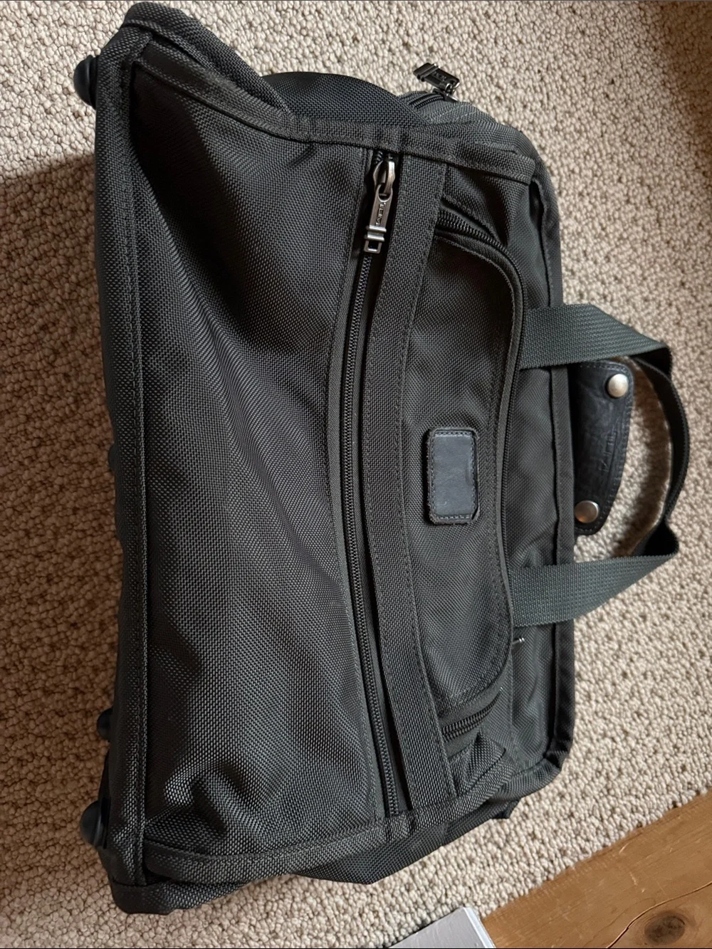 TUMI Small Green Duffel Bag Carry On
